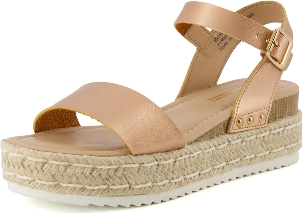 CUSHIONAIRE Melissa Espadrille Platform Sandals by Cushionaire