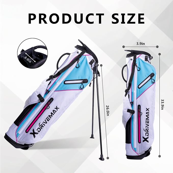 Golf Stand Bag, Lightweight Golf Bag - Image 3