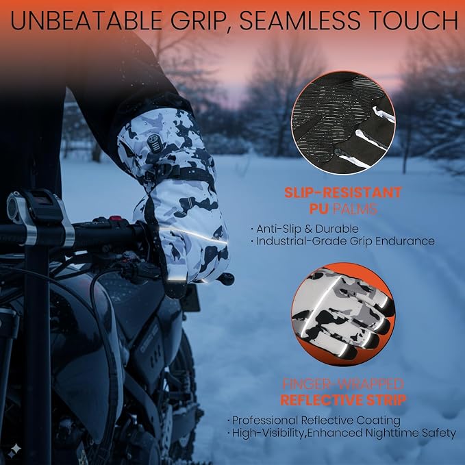 Heated Gloves for Men Women, 7.4V Battery Rechargeable - Image 5