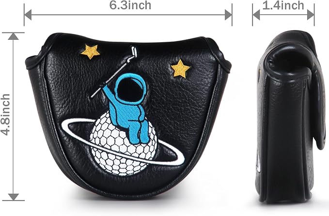 Astronaut Series Golf Headcovers, Synthetic Leather Golf Head Covers - Image 7