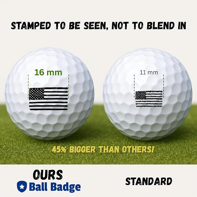Ball Badge - Golf Ball Stamp, Golf Ball Marker, Reusable Golf Ball Marking Tool - Image 4