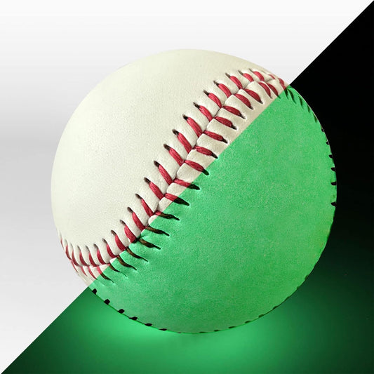 2 Pack Glow in The Dark Baseball Light up Glow Balls for Playing Catch and Hit Games at Night Official Size Gift for Boys and Girls, and Baseball Fans Outdoor