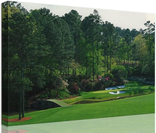 Augusta National Golf Course Wall Art by chenchenArt