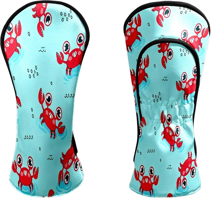 Premium Leather Golf Club Headcovers, Mango Pattern Fits Driver Hybrid Fairway by Unknown