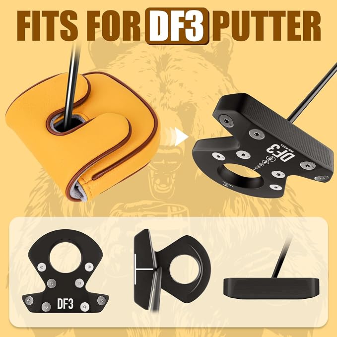 Golf Club Head Cover Golf Head Cover Driver Headcover Fairway Wood Headcover - Image 2