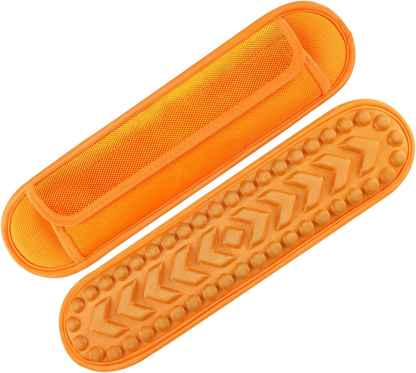 2 Pack Breathable Universal Shoulder Pad,Detachable Shoulder Strap Pad Pads Help Relieve Shoulder Pain(3D Air Cushion-Orange)