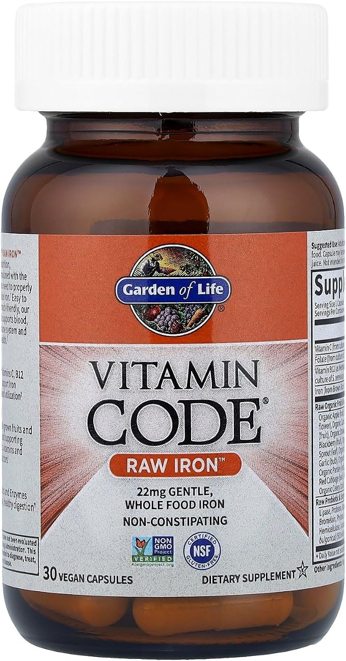 Garden of Life Vitamin Code Raw Iron Supplement - Image 3