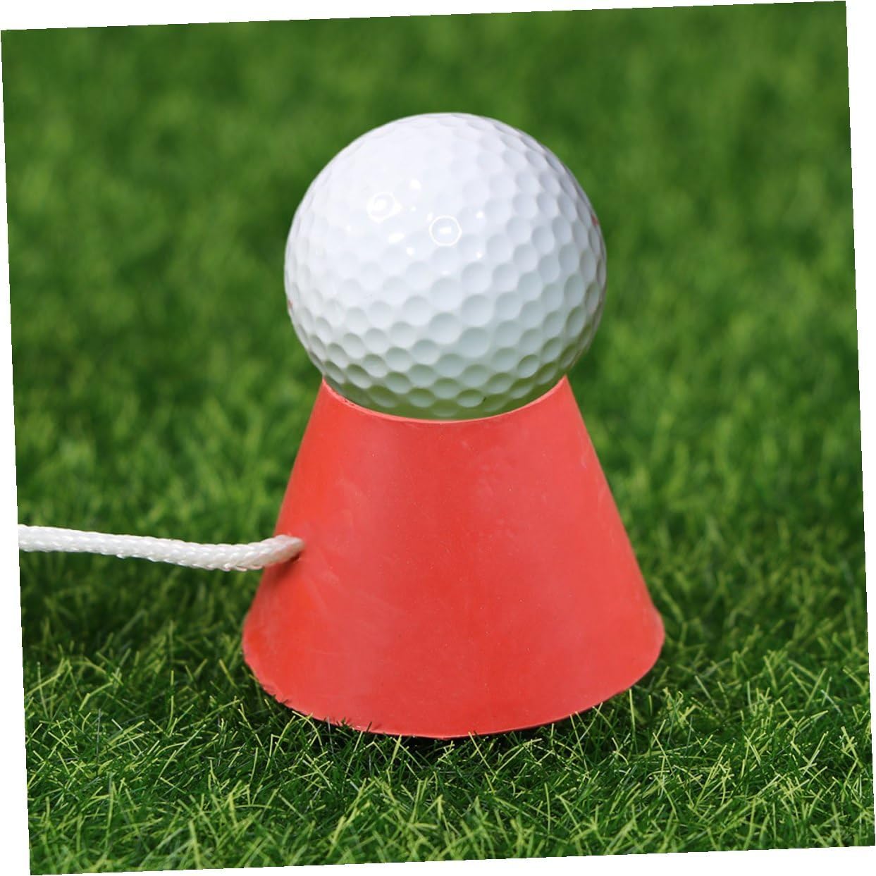 16Pcs Rubber Golf Tees with Ball Holder Bases Replaceable Golf Tee Holders for Driving Range and Outdoor Practice Lightweight Portable Mixed Colors