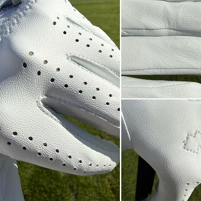 PUR3 Cabretta Leather Golf Gloves Men | Multi-Pack | Real Genuine Ultra Soft - Image 7