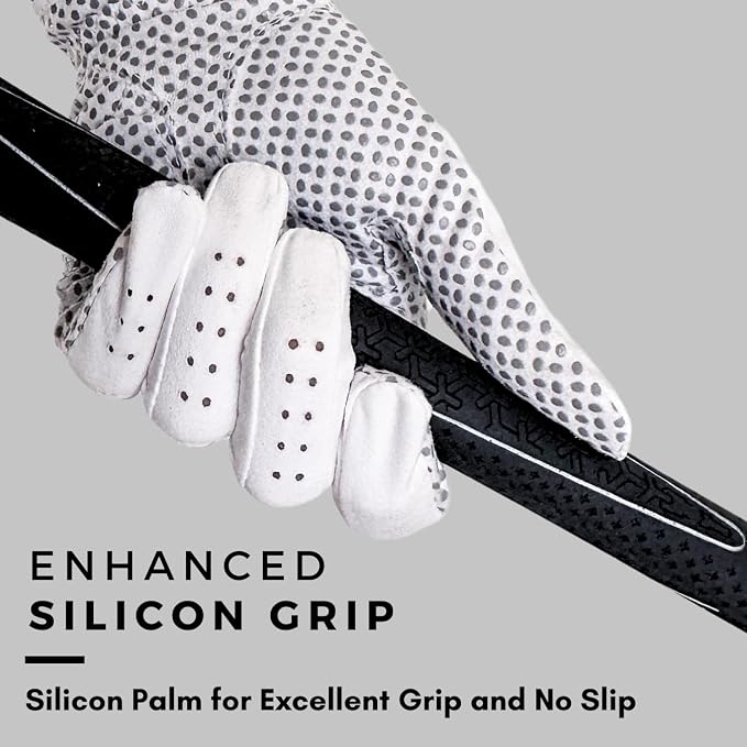 Golf Gloves Both Hands Women's 1 Pair Lightweight Non-Slip Silicone Extra Grip - Image 3