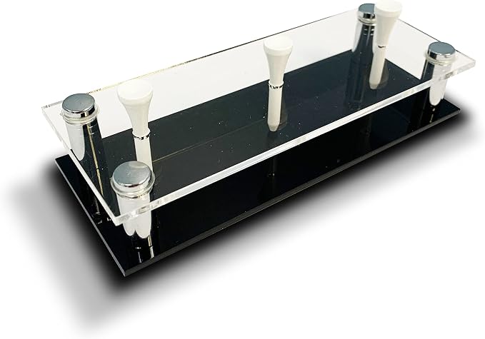 USA Company - Acrylic Golf Ball Display Stand | Holds 3 Golf Balls | Acrylic - Image 3