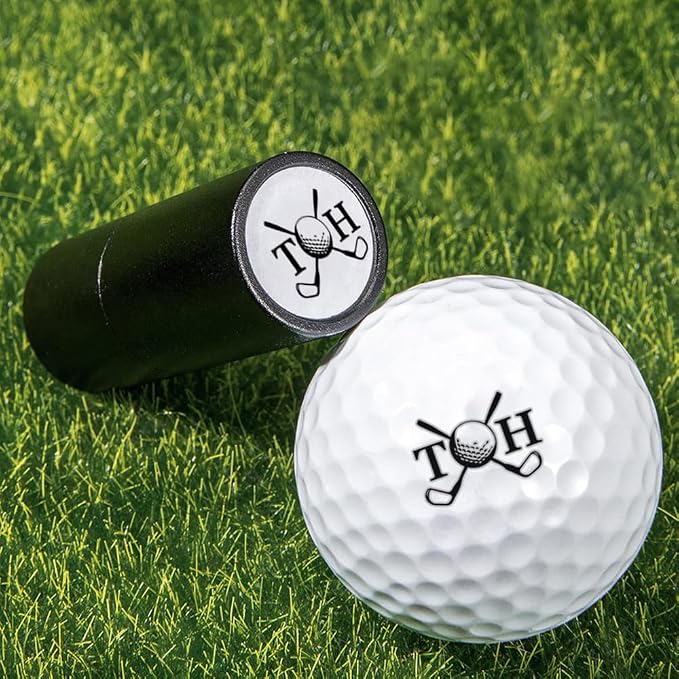 CALLIE Personalized Golf Ball Stamp | 4 Color & 2 Size Options | Custom Name by CALLIEGIFTSUPPLY