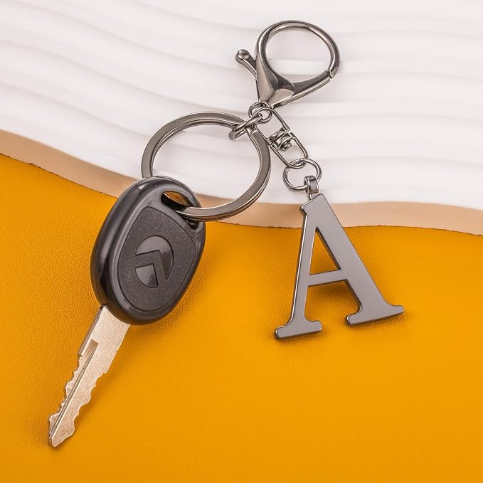 LAXPICOL Gold Letter A-Z Keychain - Image 3