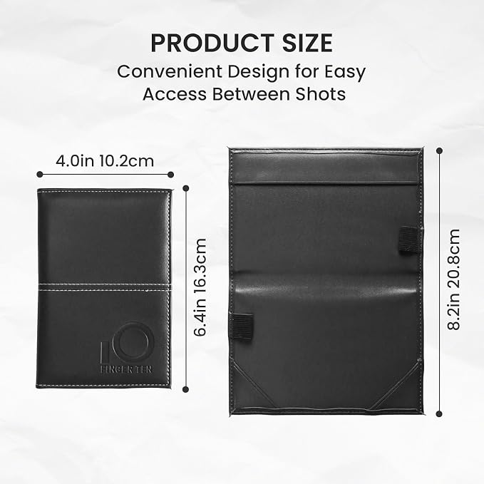 FINGER TEN Golf Scorecard Holder Leather Yardage Books Cover Lucky Clover - Image 6