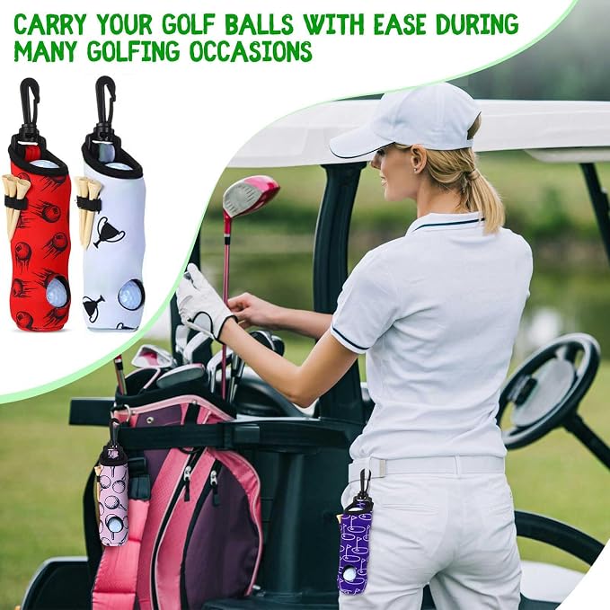 24 Pcs Golf Ball Holder Pouch - Image 6