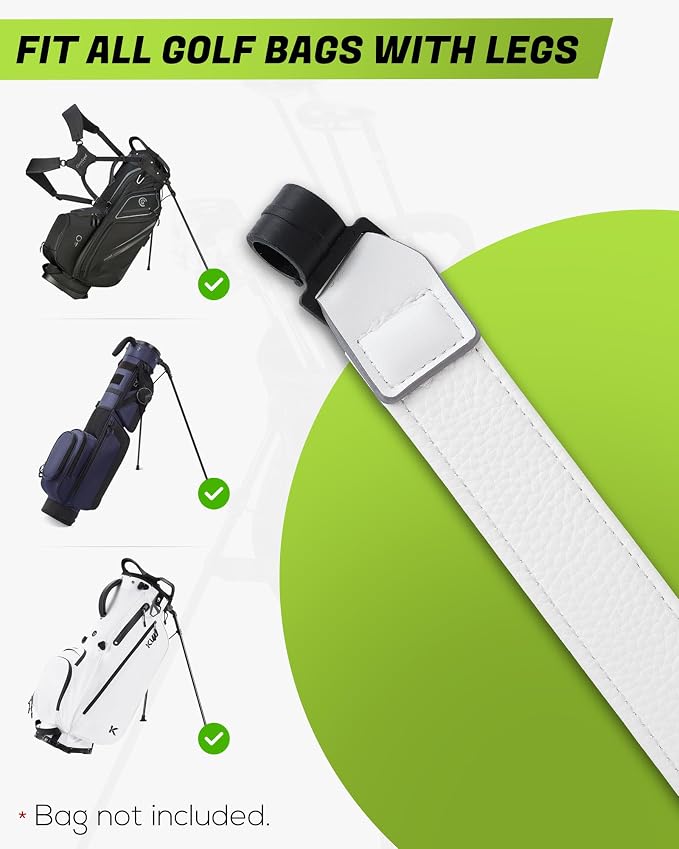 Big Teeth Golf Bag Accessories Leg Leather Strap, Stabilizer Strap, Equipment - Image 5