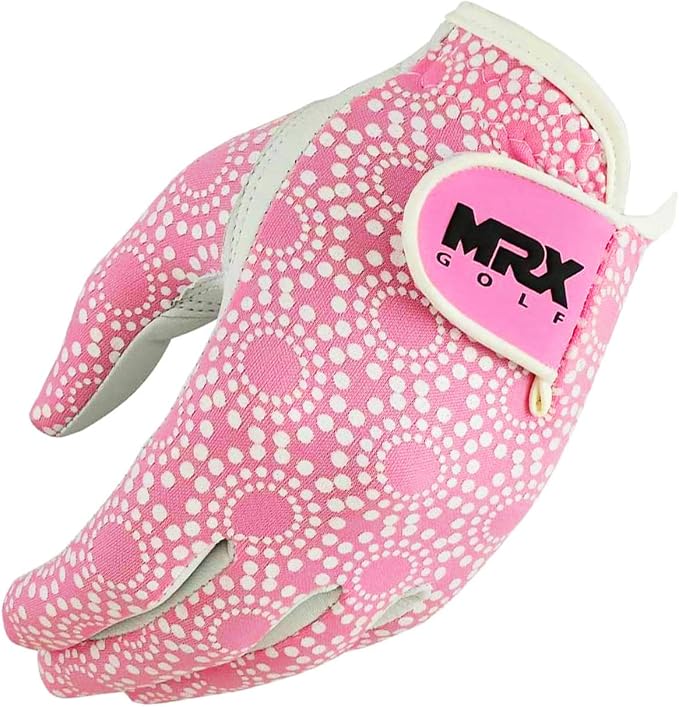 MRX Women Golf Glove Left Handed Golf Gloves Sweat Resistant Soft Cabretta - Image 4