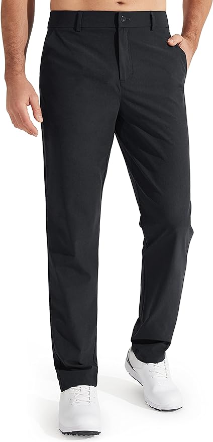 Libin Mens Golf Pants Stretch Work Dress Pants 30"/32"/34" Quick Dry by Libin