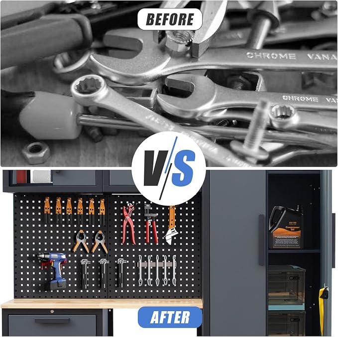 Garage Storage Cabinet System 7-Pcs Workshop Set Garage Cabinets and Storage - Image 4