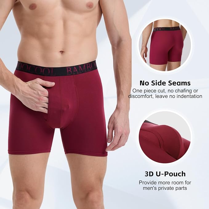 BAMBOO COOL Men's Ultra ComfortSoft Underwear, Moisture Wicking & Breathable No - Image 4
