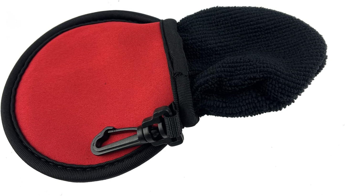 12 Pieces Portable Pocket Golf Ball Cleaner Pouch Golf Ball Washer