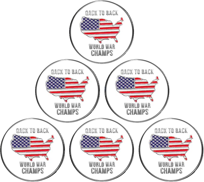 Amy Sport Golf Ball Markers Assorted Patterns Fits All Magnetic Golf Tools by AmySport