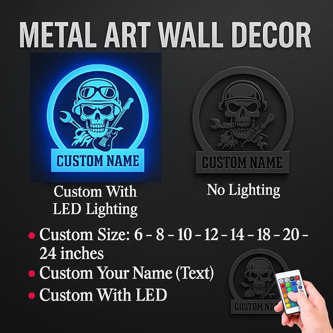 Custom Funny Pig Farmhouse Metal Sign, LED Lights Wall Art, Unique Home Decor - Image 8