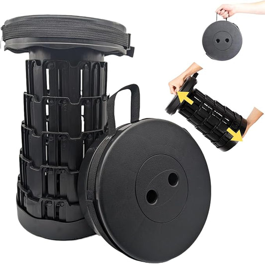 Upgraded Collapsible Stool – Easy to Carry retractable Stool by Activixx