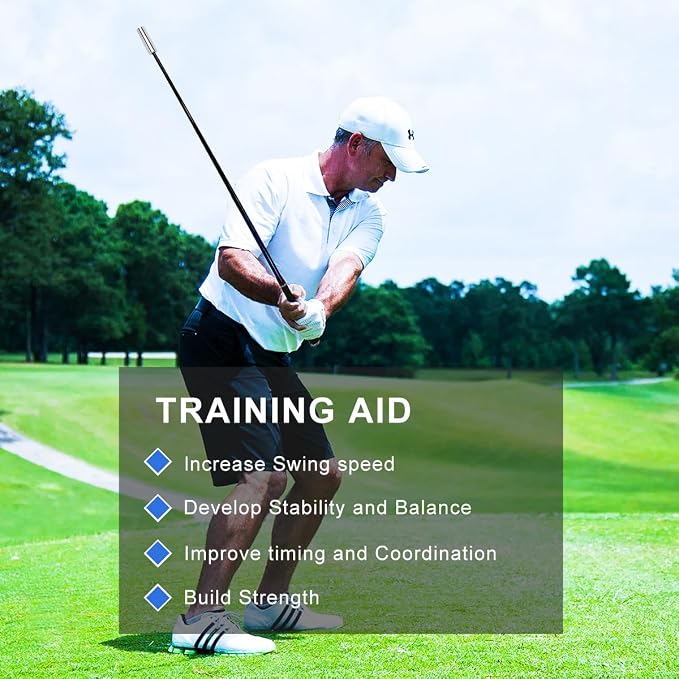 Golf Swing Trainer, Golf Swing Training Aid Warm up Stick - Image 5