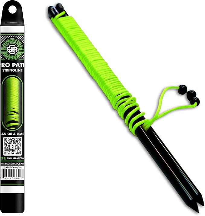 Triple Bead Golf Alignment String Line, Putting Aid by BACK2BASICSGOLF