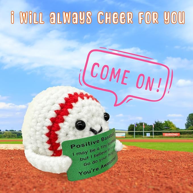 Funny Crochet Mini Baseball Gift - Image 3