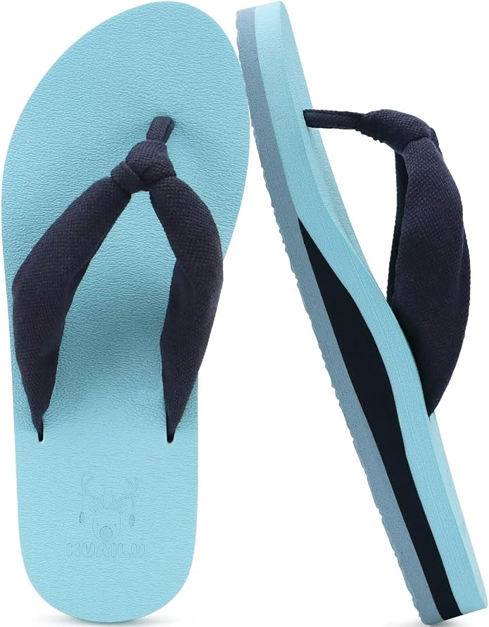 KuaiLu Flip Flops for Women by KuaiLu