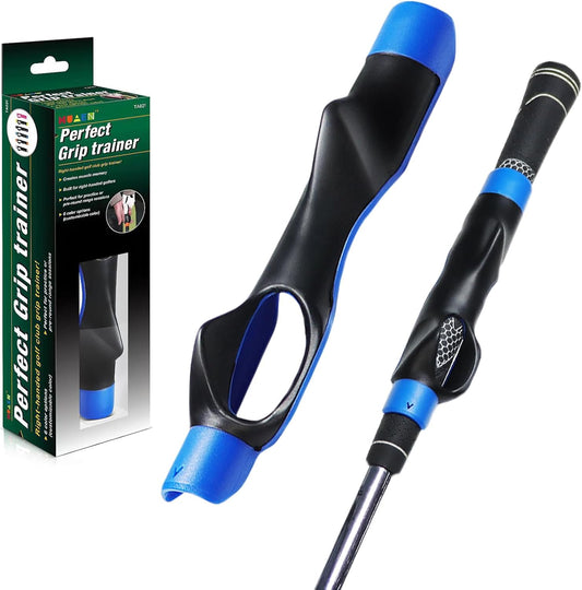 Golf Grip Trainer, Golf Swing Training Aid - Correct Hand Position Golf Grip Kit Golf Club Grips for Grip Strength Trainer