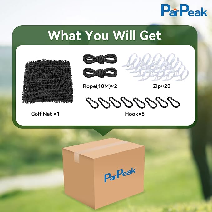 Golf Nets Practice，Sports Nets for Backyard Driving Real Golf Balls10ft to 60ft - Image 8