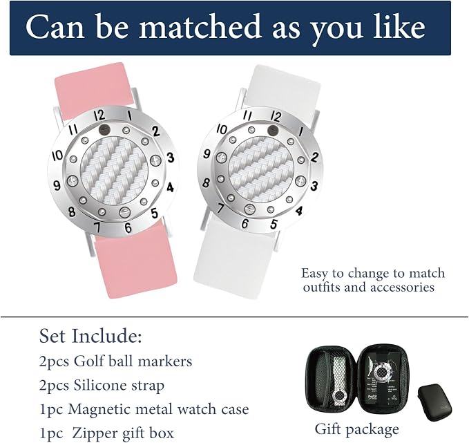 Golf Ball Marker with Carbon Fiber Ball Marker Bracelet, Golf Accessories - Image 5