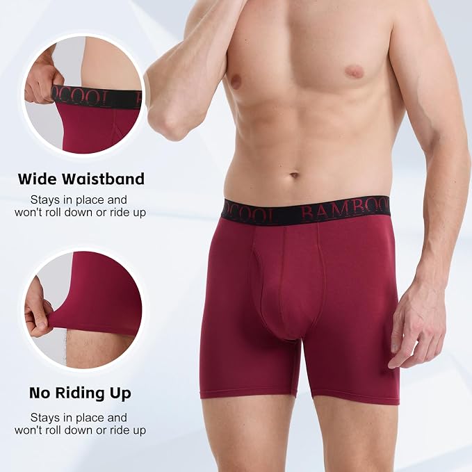 BAMBOO COOL Men's Ultra ComfortSoft Underwear, Moisture Wicking & Breathable No - Image 3