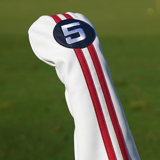 Single Headcover, Easy Slip-On Easy-Off Golf Club Head Cover, Fleece Lined - Image 3