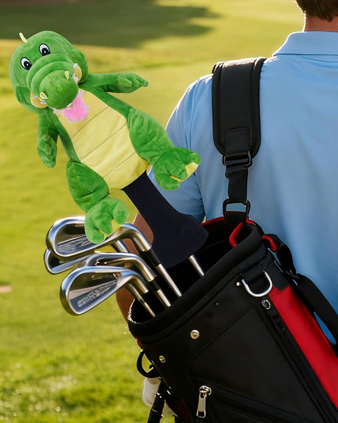 Big Teeth Funny Plush Driver Headcover Animal, Groundhog Gopher Penguin Driver - Image 7