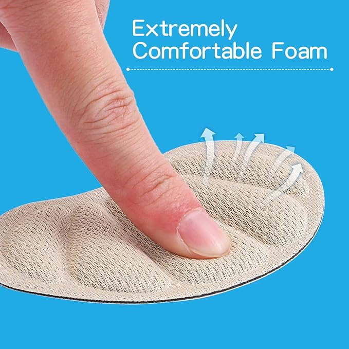 Back of Heel Cushion Pads, Adhesive Heel Grips Inserts - Image 4