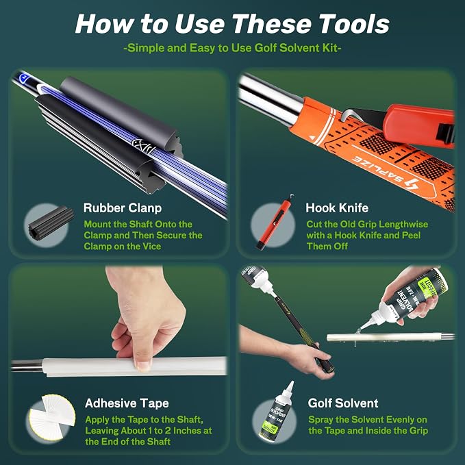 SAPLIZE Professional Golf Grip Kits - Image 8