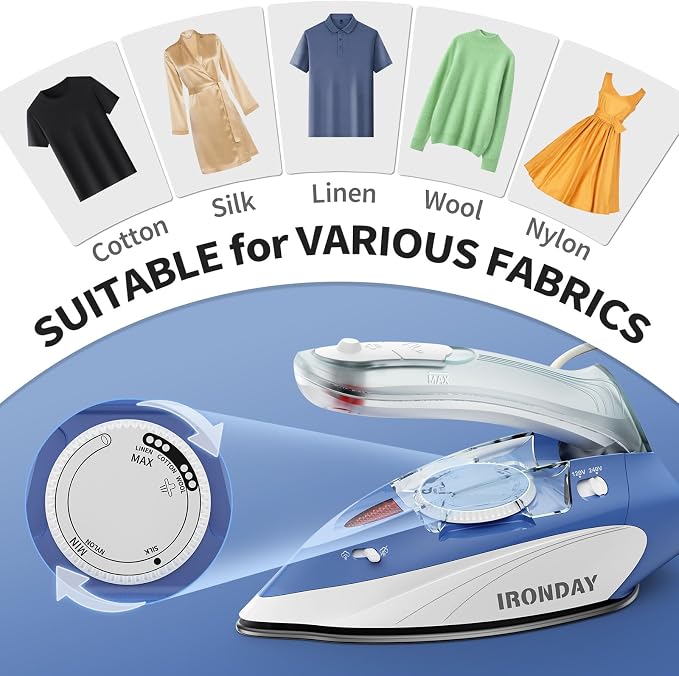 1100W Mini Travel Iron with Steam - Image 6