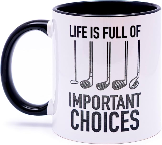 decorluxes Golf Gifts for Dad 11oz Ceramic Mug, Best Dad by Par Mug, Funny Golf by DECORLUXES