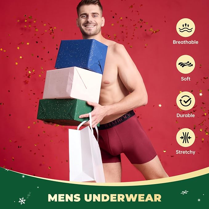 BAMBOO COOL Men's Ultra ComfortSoft Underwear, Moisture Wicking & Breathable No - Image 2
