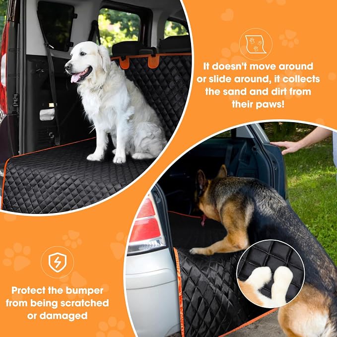 MIXJOY SUV Cargo Liner for Dogs, Waterproof Cargo Liner for SUV, Pet Dog Cargo - Image 6