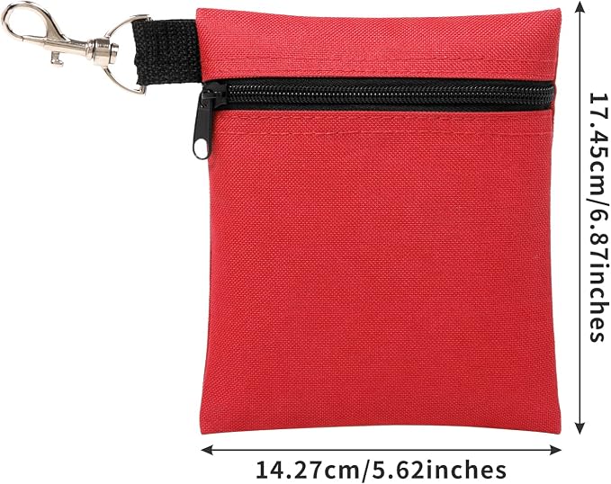 BuyAgain Golf Tee Pouch, 5.62 X 6.87 Inch Professional Zipper Golf Tee/Ball - Image 2