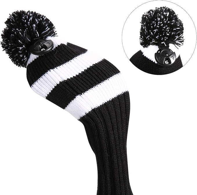 Golf Head Covers for Driver Woods Fairway Hybrids, Long Neck Golf Club - Image 6