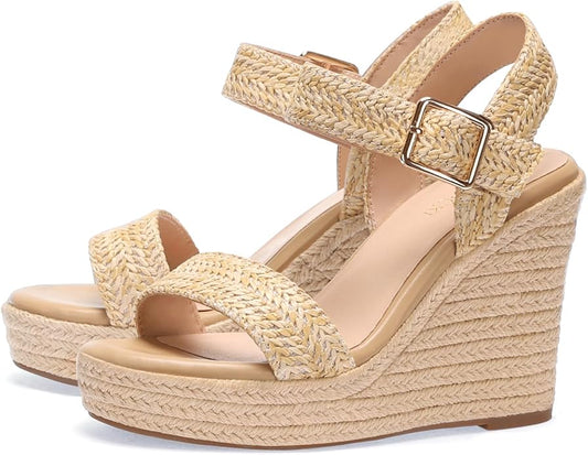 VICKI·VICKI Wedges for Women Platform Sandals Wedge Heels for Sandals by VICKI%C2%B7VICKI