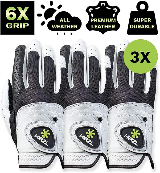 HIRZL Trust Control 2.0 Golf Gloves, All Weather Mens Golf Glove, Kangaroo - Image 3