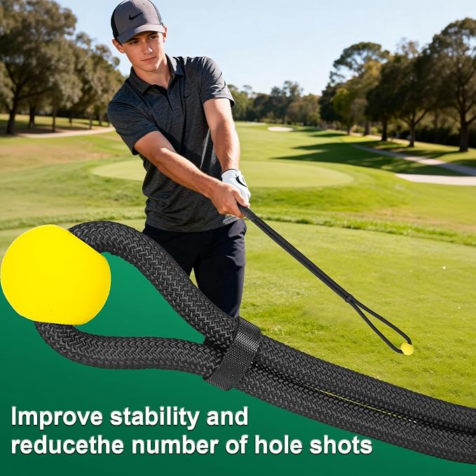 Golf Rope Swing Trainer & Aid – Elevate Speed Tempo Flexibility | All-Level - Image 2