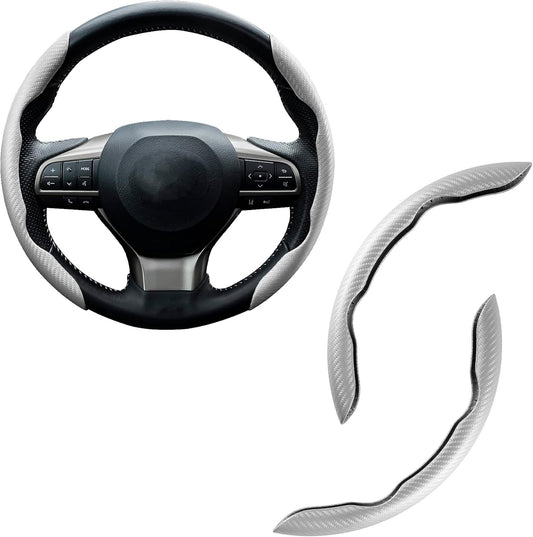 Amiss Carbon Fiber Anti-Skid Steering Wheel Cover, Universal 99% Car Wheel Cover Protector